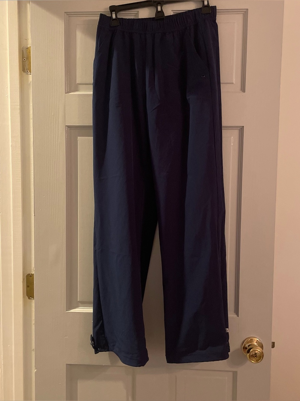 Chico's Navy Blue Jogger-Style Sweatpants